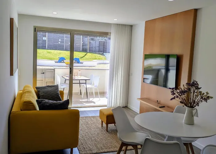 アパート Porta Da - Paredes Da Vitoria Senhora da Vitoria